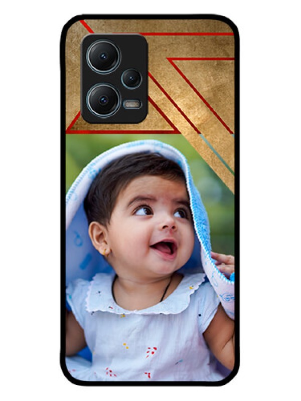 Custom Xiaomi Redmi Note 12 5G Custom Metal Phone CaseGradient Abstract Texture Design