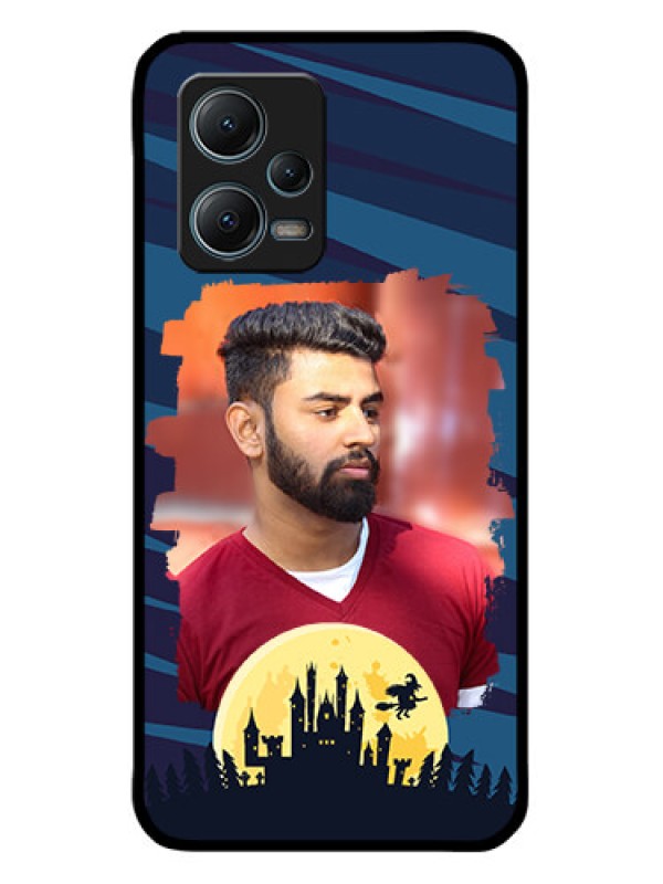 Custom Xiaomi Redmi Note 12 5G Custom Metal Phone CaseHalloween Witch Design