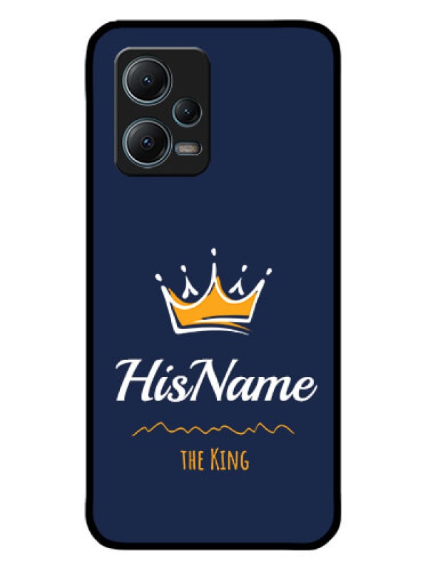 Custom Xiaomi Redmi Note 12 5G Custom Metal Phone CaseKing With Name Design