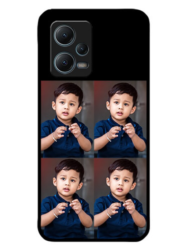 Custom Xiaomi Redmi Note 12 5G Custom Metal Phone Case4 Image Holder Design