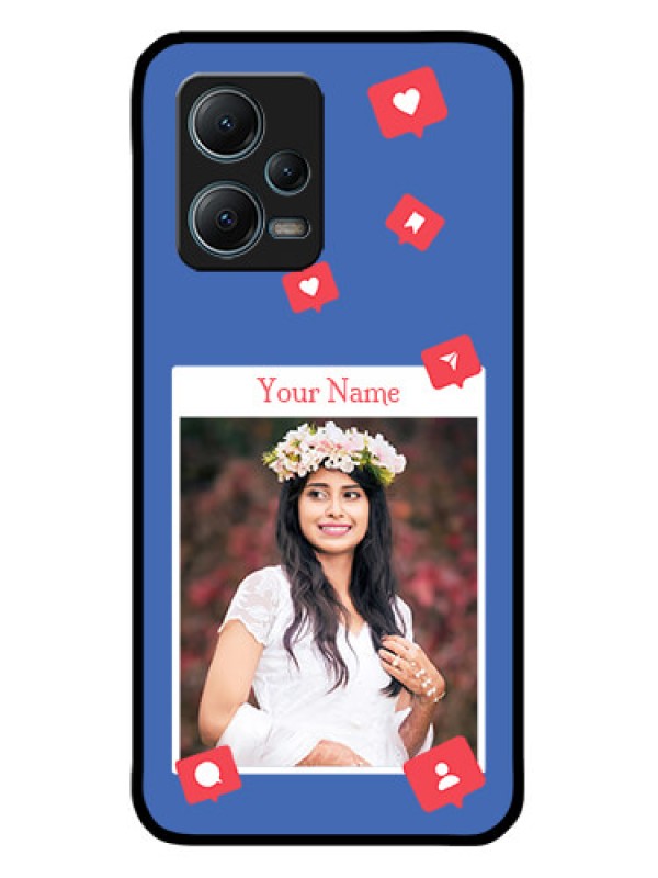 Custom Xiaomi Redmi Note 12 5G Custom Metal Phone CaseLike Share And Comment Design