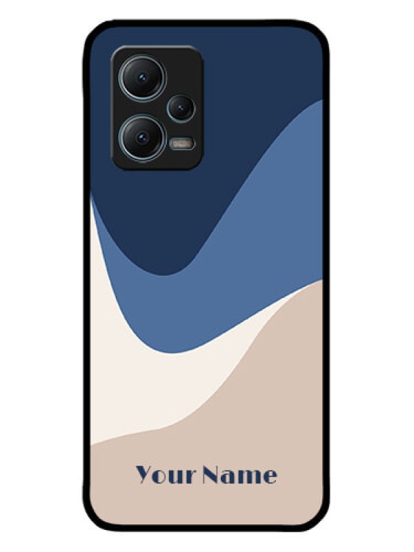 Custom Xiaomi Redmi Note 12 5G Custom Metal Phone CaseAbstract Drip Art Design