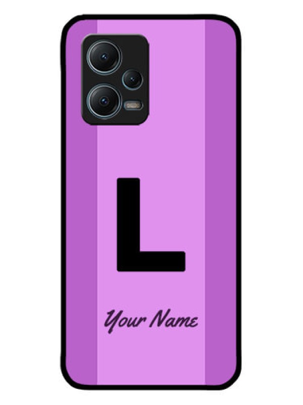 Custom Xiaomi Redmi Note 12 5G Custom Metal Phone CaseTricolor Custom Text Design