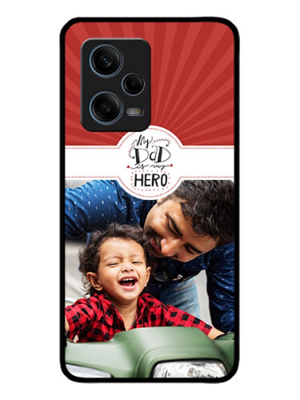 Custom Redmi Note 12 Pro 5G Custom Metal Phone Case - My Dad Hero Design