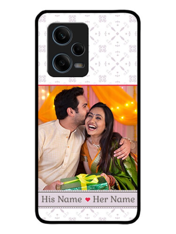 Custom Redmi Note 12 Pro 5G Custom Metal Phone Case - With Photo And Ethnic Design