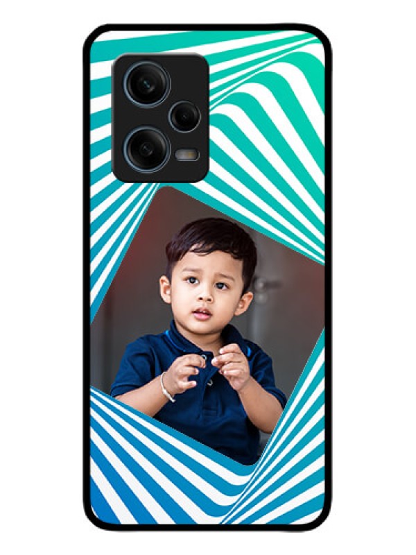 Custom Redmi Note 12 Pro 5G Custom Metal Phone Case - Abstract Spiral Design