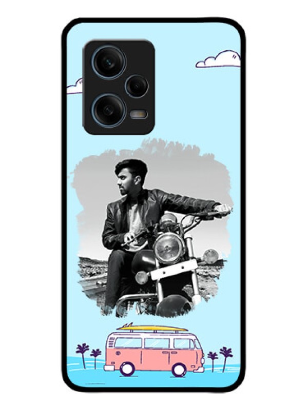 Custom Redmi Note 12 Pro 5G Custom Metal Phone Case - Travel and Adventure Design