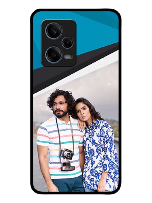 Custom Redmi Note 12 Pro Plus 5G Custom Metal Phone CaseSimple Pattern Photo Upload Design