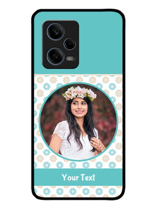 Custom Redmi Note 12 Pro Plus 5G Custom Metal Phone CaseBeautiful Flowers Design