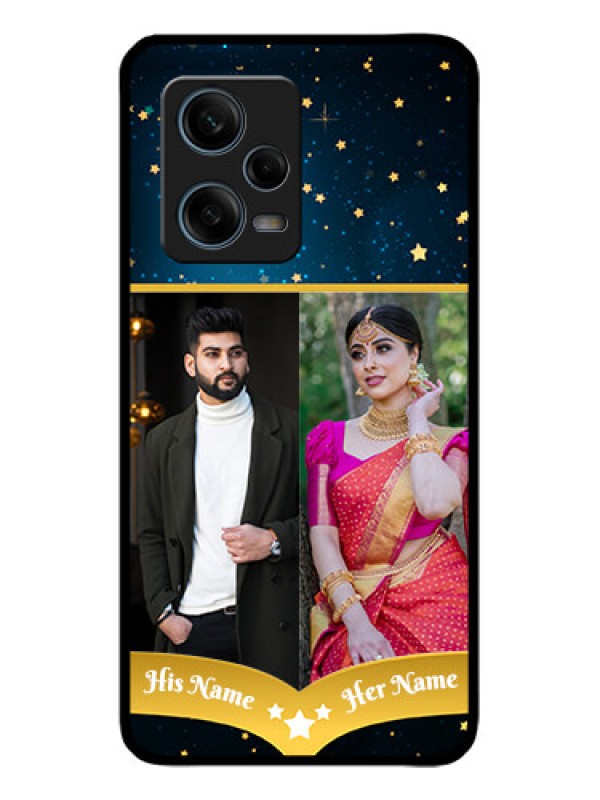 Custom Redmi Note 12 Pro Plus 5G Custom Metal Phone CaseGalaxy Stars Backdrop Design