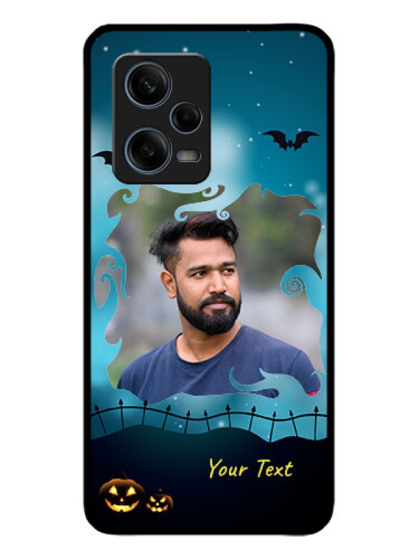Custom Redmi Note 12 Pro Plus 5G Custom Metal Phone CaseHalloween Frame Design