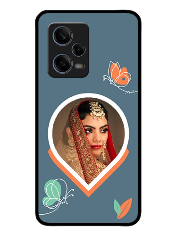 Custom Redmi Note 12 Pro Plus 5G Custom Metal Phone CaseDroplet Butterflies Design