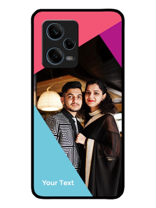 Custom Redmi Note 12 Pro Plus 5G Custom Metal Phone CaseStacked Triple Colour Design