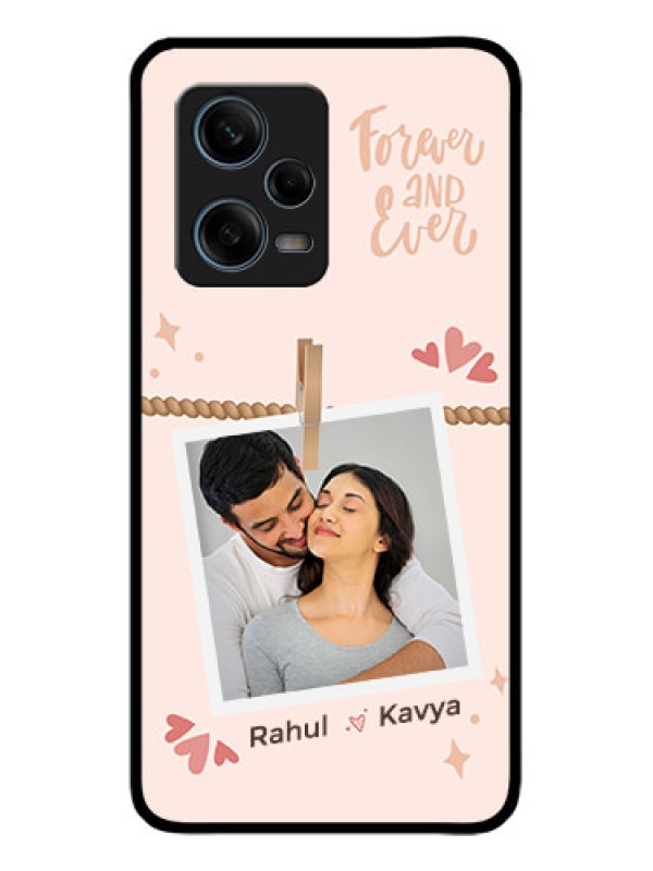 Custom Redmi Note 12 Pro Plus 5G Custom Metal Phone CaseForever And Ever Love Design