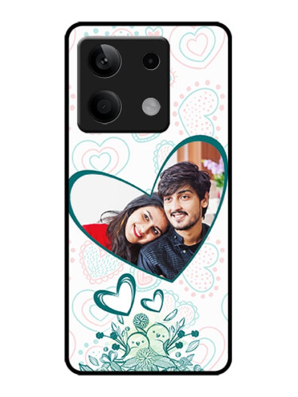 Custom Redmi Note 13 5G Custom Metal Phone CasePremium Couple Design