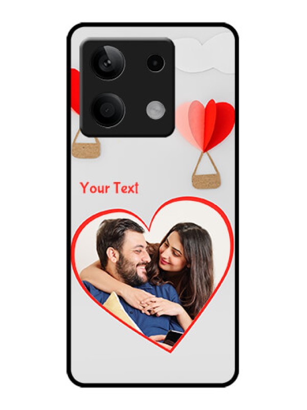 Custom Redmi Note 13 5G Custom Metal Phone CaseParachute Love Design