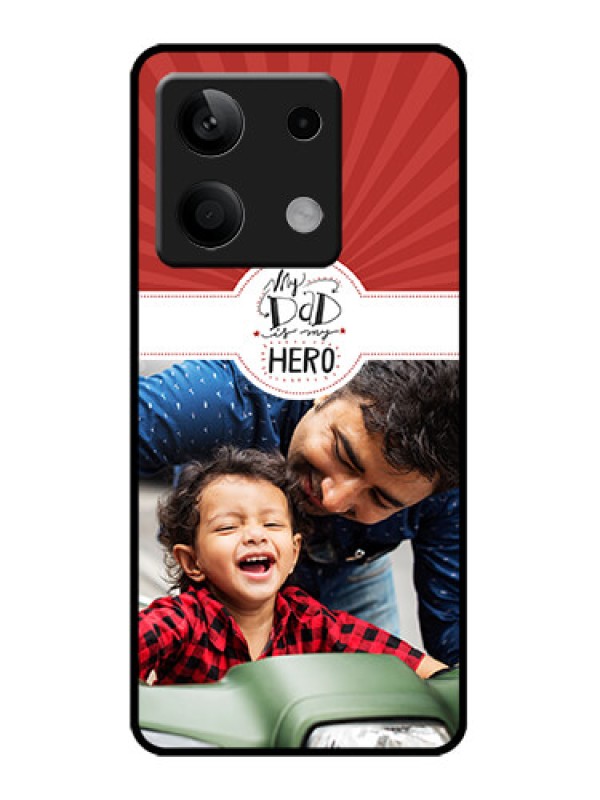 Custom Redmi Note 13 5G Custom Metal Phone CaseMy Dad Hero Design