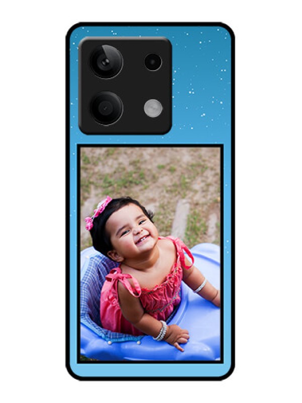 Custom Redmi Note 13 5G Custom Metal Phone CaseWave Pattern Colorful Design