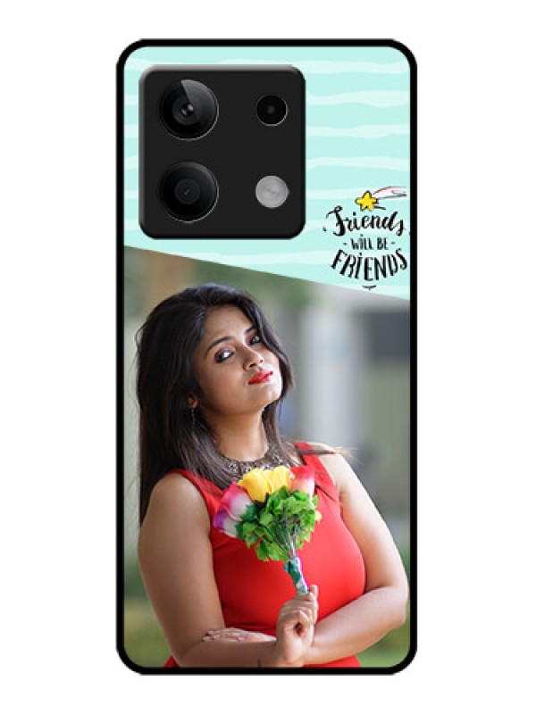 Custom Redmi Note 13 5G Custom Metal Phone CaseFriends Picture Icon Design