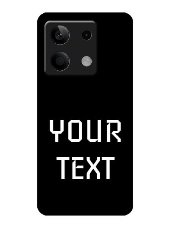 Custom Redmi Note 13 5G Custom Metal Phone CaseYour Name Design