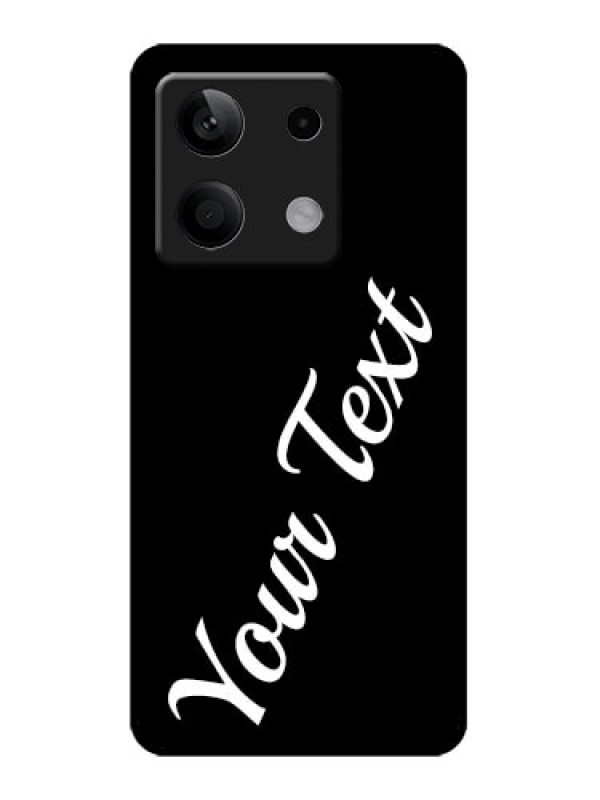 Custom Redmi Note 13 5G Custom Metal Phone CaseWith Your Name Design