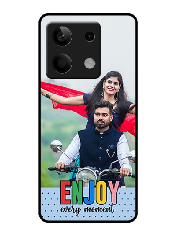 Custom Redmi Note 13 5G Custom Metal Phone CaseEnjoy Every Moment Design