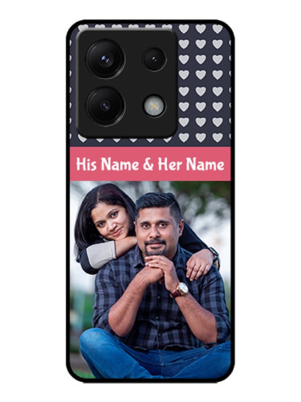 Custom Redmi Note 13 Pro 5G Custom Metal Phone CaseLove Symbols Design