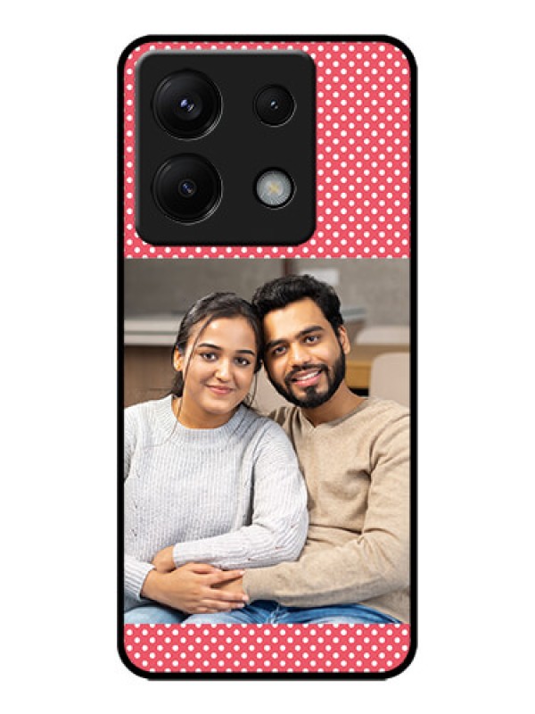 Custom Redmi Note 13 Pro 5G Custom Metal Phone CaseWhite Dotted Design