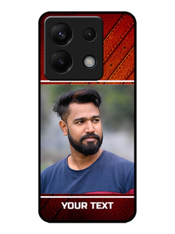 Custom Redmi Note 13 Pro 5G Custom Metal Phone CaseLeather Phone Case Design