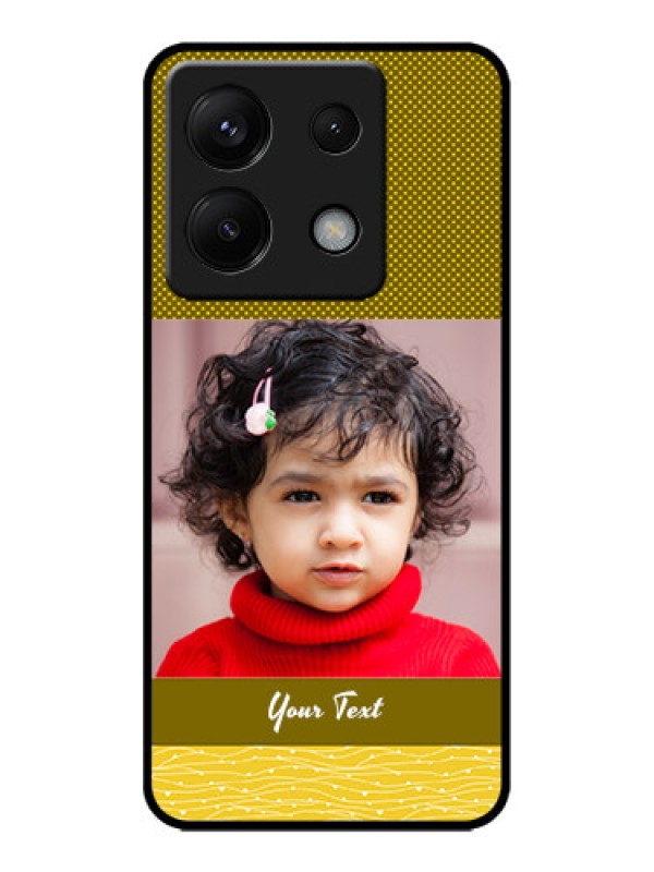 Custom Redmi Note 13 Pro 5G Custom Metal Phone CaseSimple Green Color Design