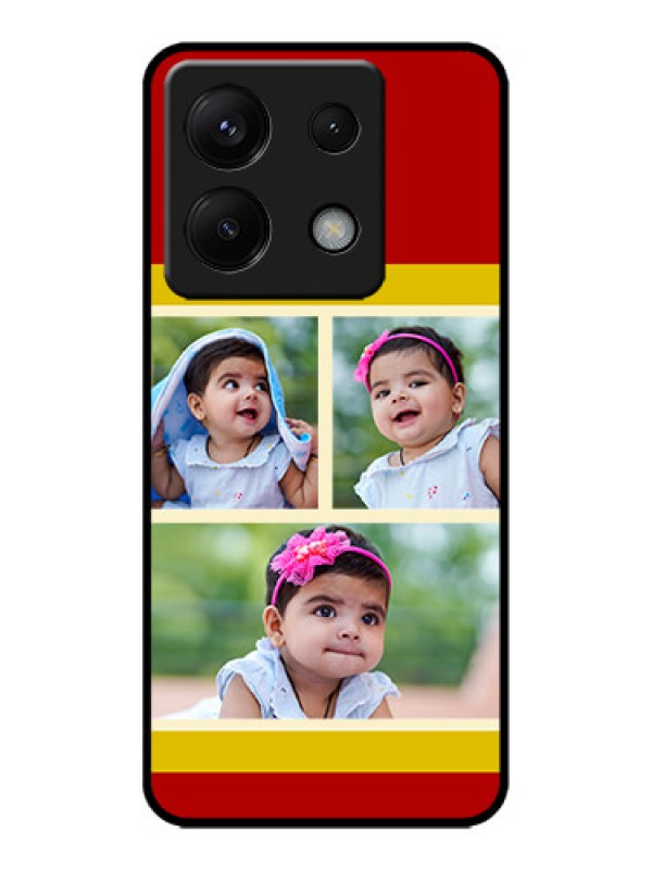 Custom Redmi Note 13 Pro 5G Custom Metal Phone CaseMultiple Pic Upload Design