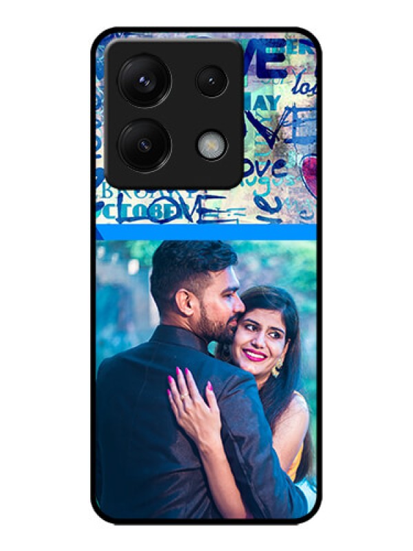 Custom Redmi Note 13 Pro 5G Custom Metal Phone CaseColorful Love Design