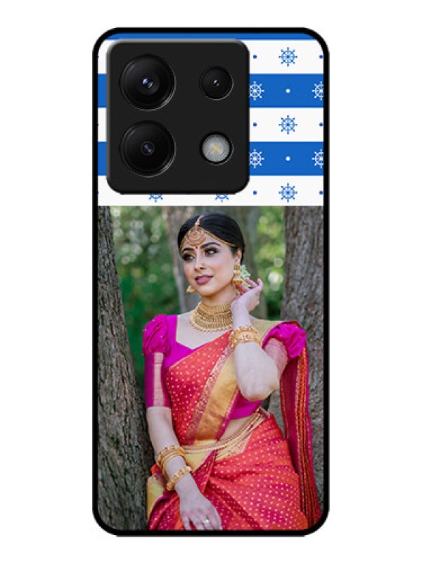 Custom Redmi Note 13 Pro 5G Custom Metal Phone CaseSnow Pattern Design