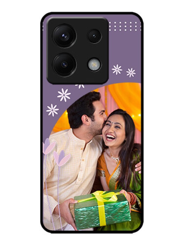 Custom Redmi Note 13 Pro 5G Custom Metal Phone CaseLavender Flowers Design