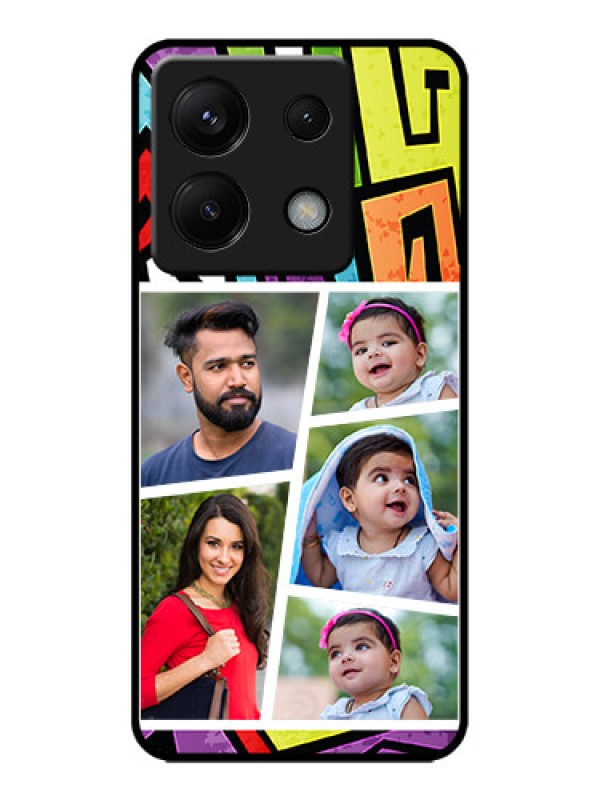 Custom Redmi Note 13 Pro 5G Custom Metal Phone CaseGraffiti Pattern Design