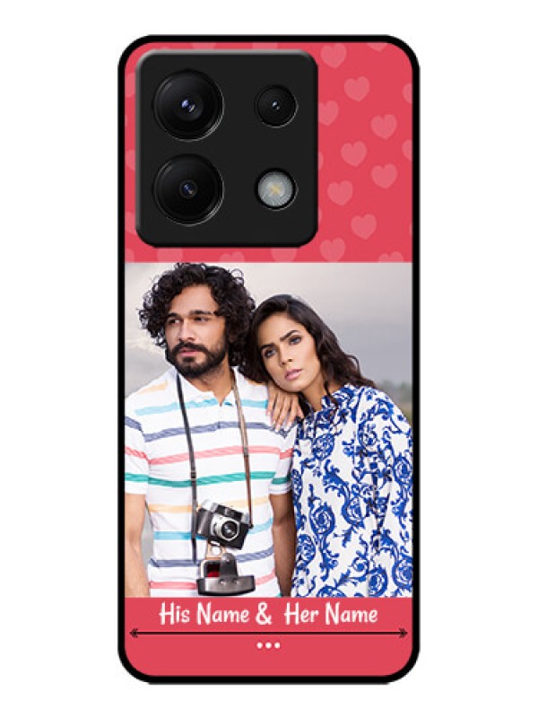 Custom Redmi Note 13 Pro 5G Custom Metal Phone CaseSimple Love Design