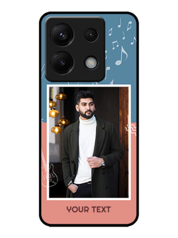 Custom Redmi Note 13 Pro 5G Custom Metal Phone CaseWith Color Musical Note Design