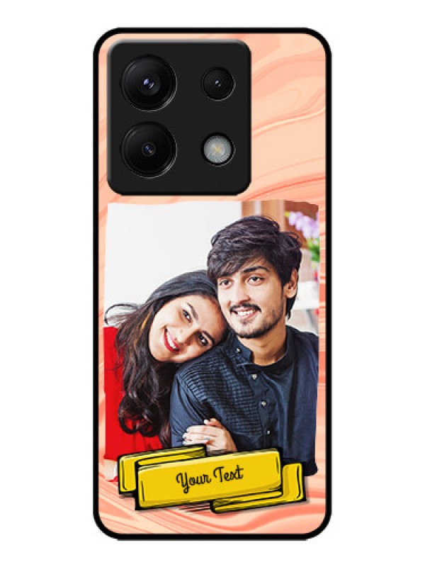 Custom Redmi Note 13 Pro 5G Custom Metal Phone CaseMarble Texture Design