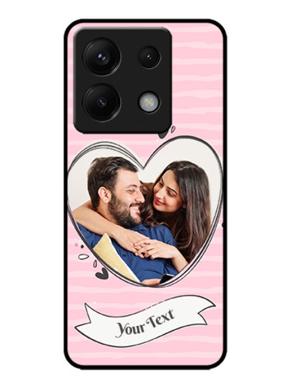 Custom Redmi Note 13 Pro 5G Custom Metal Phone CaseVintage Heart Design