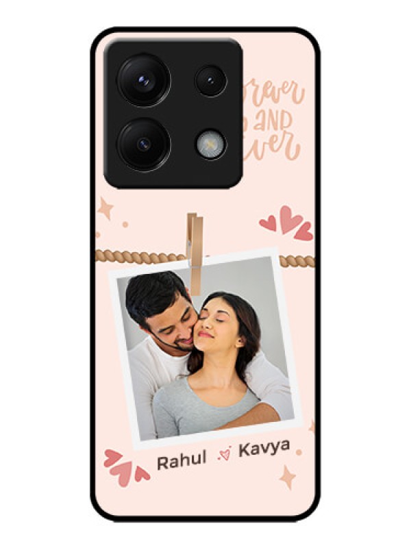 Custom Redmi Note 13 Pro 5G Custom Metal Phone CaseForever And Ever Love Design