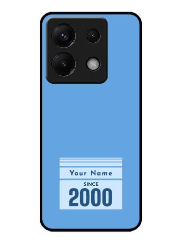 Custom Redmi Note 13 Pro 5G Custom Metal Phone CaseCustom Year Of Birth Design