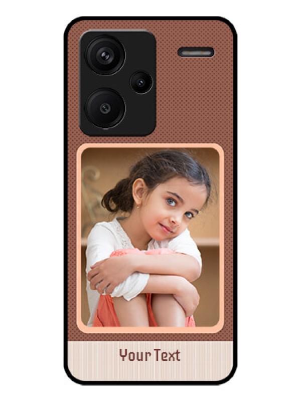 Custom Redmi Note 13 Pro Plus 5G Custom Metal Phone CaseSimple Pic Upload Design