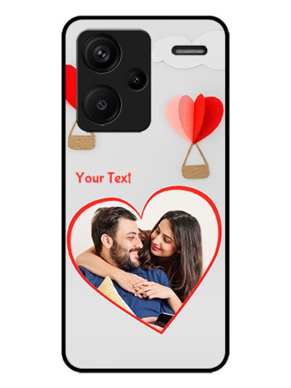 Custom Redmi Note 13 Pro Plus 5G Custom Metal Phone CaseParachute Love Design