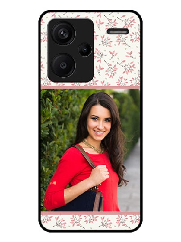 Custom Redmi Note 13 Pro Plus 5G Custom Metal Phone CaseStunning Floral Design