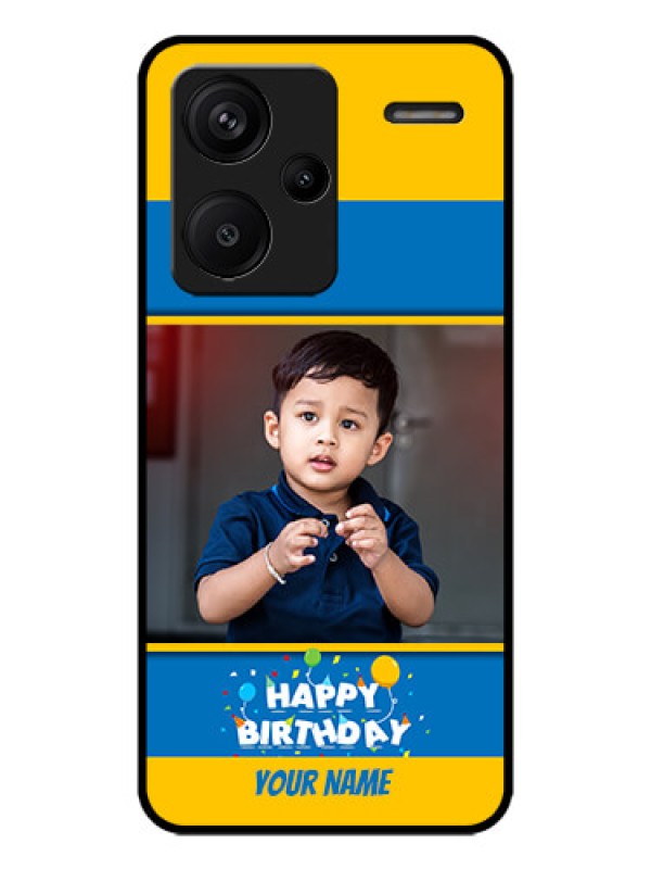 Custom Redmi Note 13 Pro Plus 5G Custom Metal Phone CaseBirthday Wishes Design