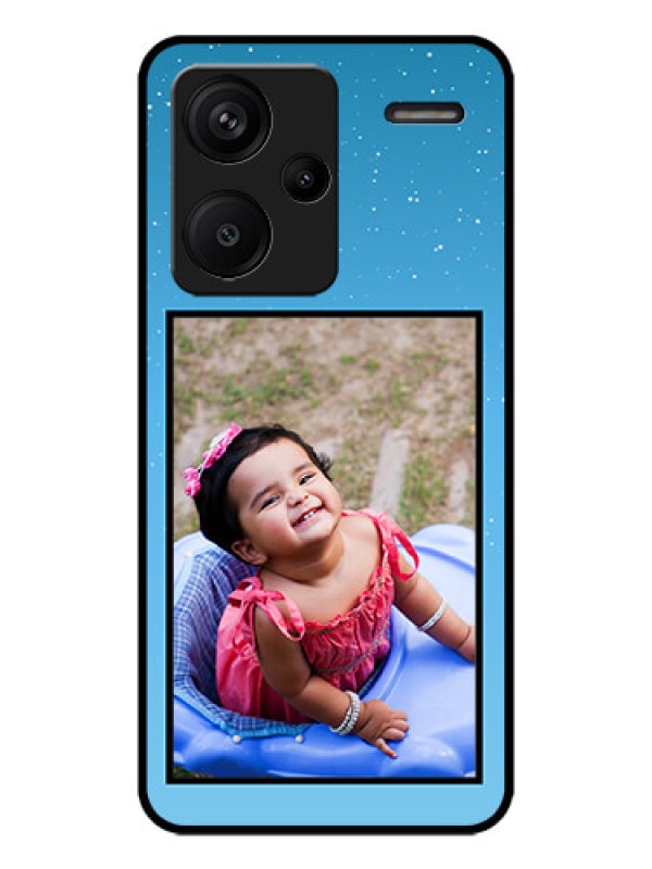 Custom Redmi Note 13 Pro Plus 5G Custom Metal Phone CaseWave Pattern Colorful Design