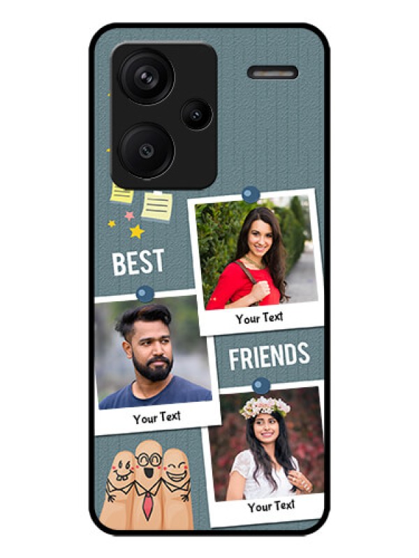 Custom Redmi Note 13 Pro Plus 5G Custom Metal Phone CaseSticky Frames And Friendship Design