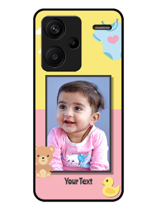 Custom Redmi Note 13 Pro Plus 5G Custom Metal Phone CaseKids 2 Color Design