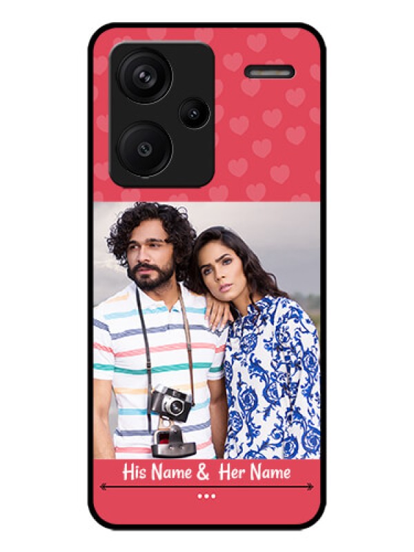 Custom Redmi Note 13 Pro Plus 5G Custom Metal Phone CaseSimple Love Design