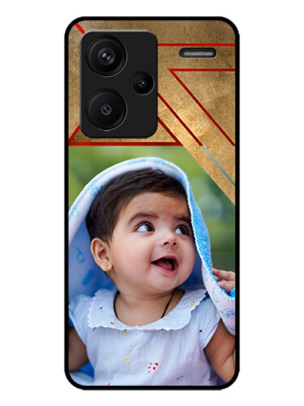 Custom Redmi Note 13 Pro Plus 5G Custom Metal Phone CaseGradient Abstract Texture Design